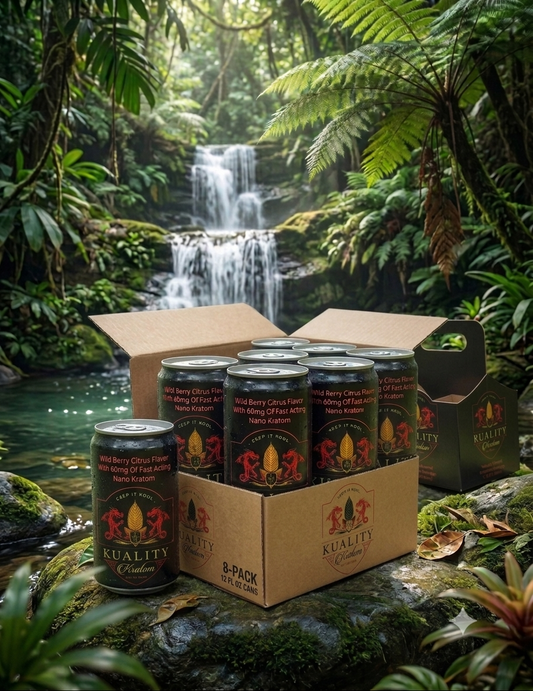 Kratom Seltzer (Wildberry) 8-pack